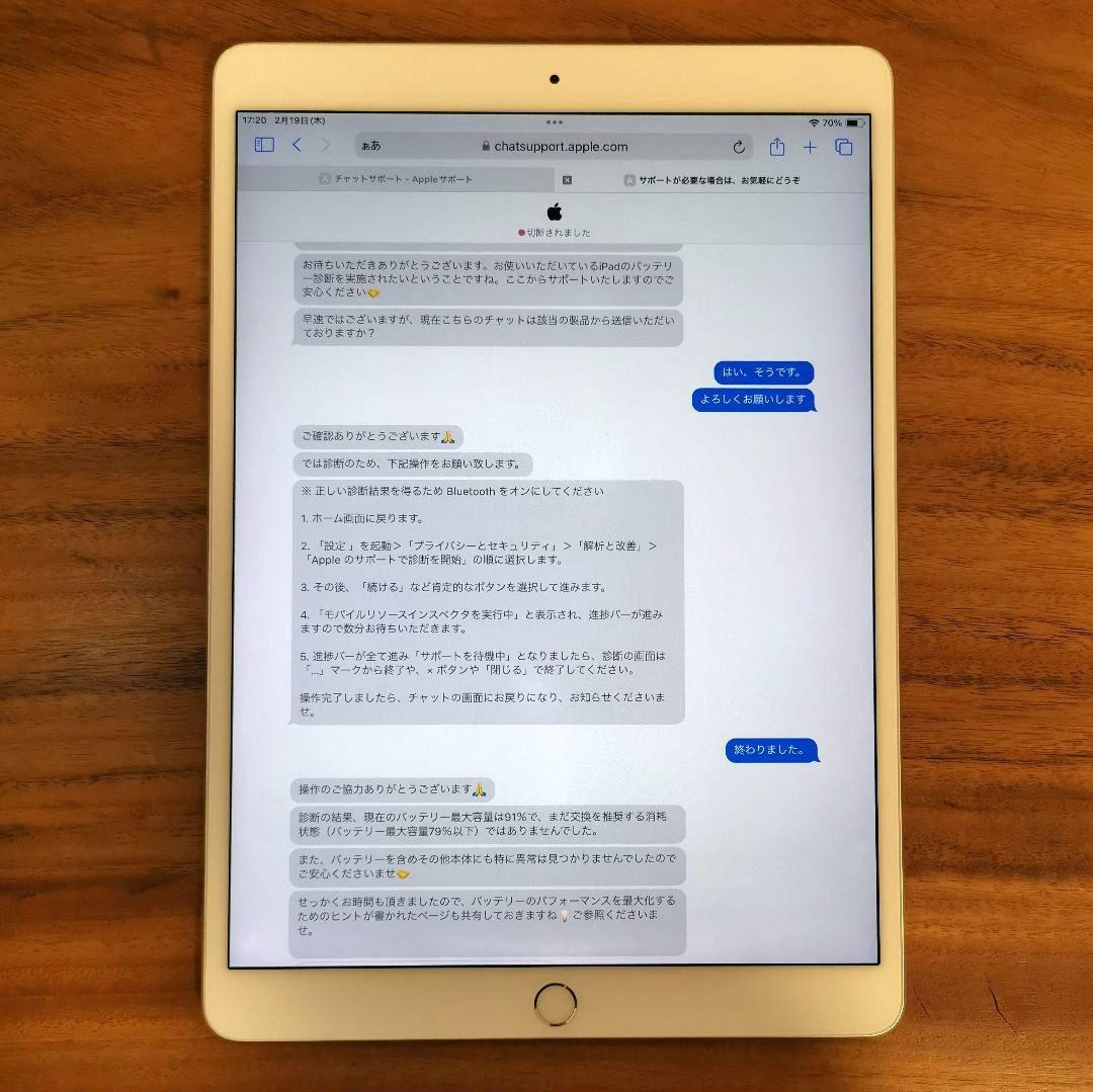 『美品・最大容量91%』iPad Pro 10.5㌅ 256G『Wi-Fi版』