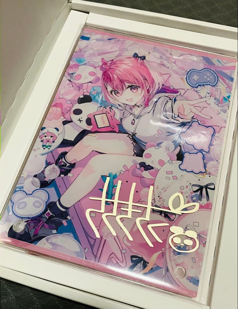 笹木咲 誕生日グッズ 全力お祝いセット 2024年【未開封缶バ&チェキ付】