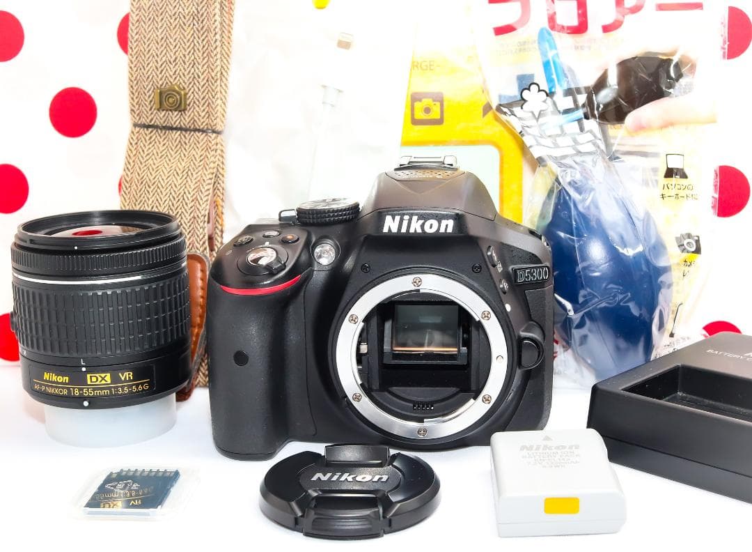 Nikon D5300❤スマホに転送❤Wi-Fi搭載❤動画＆自撮りラクラク！
