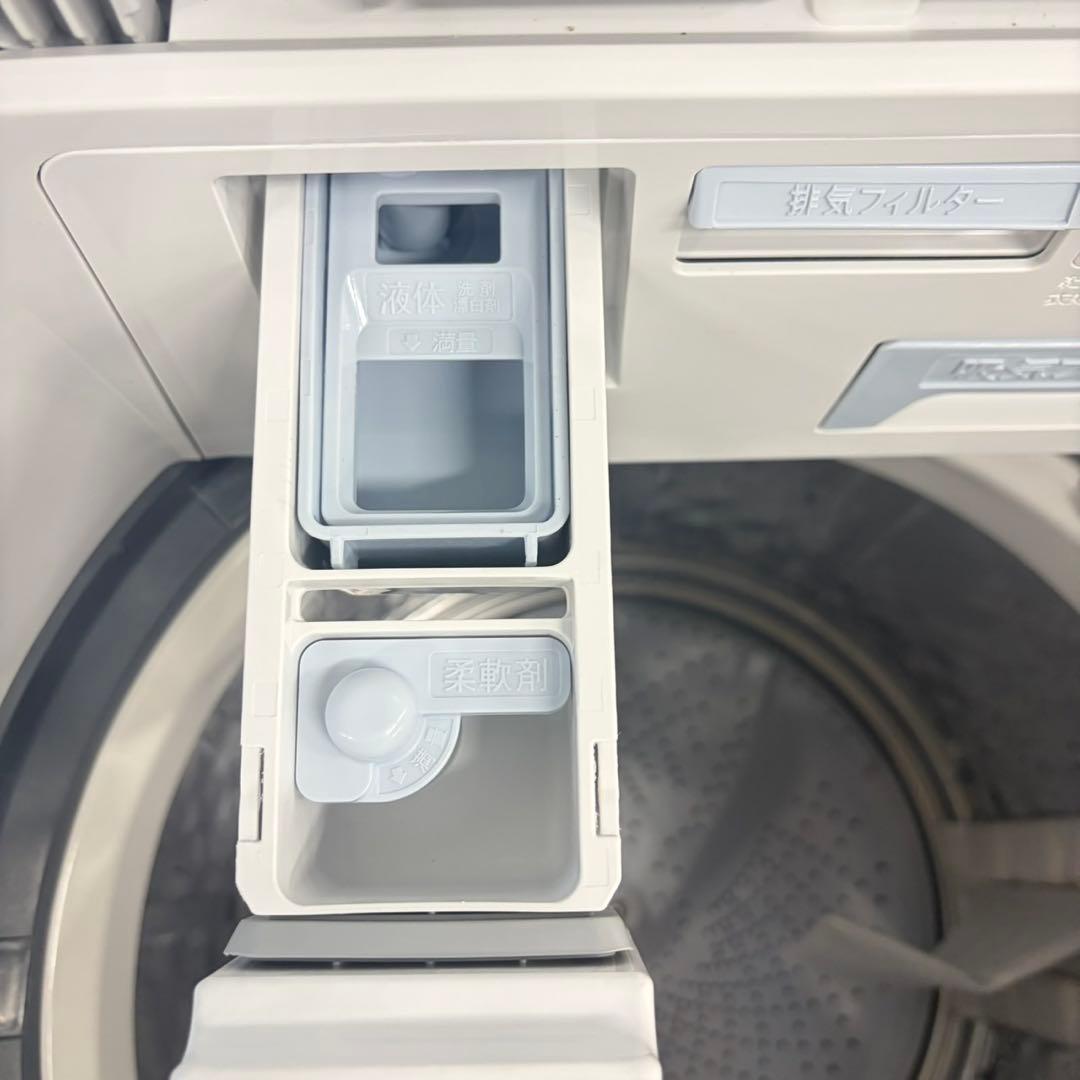 057 即売れ必至！　美品　SHARP 乾燥付　洗濯機　大容量　家庭用　保証込み