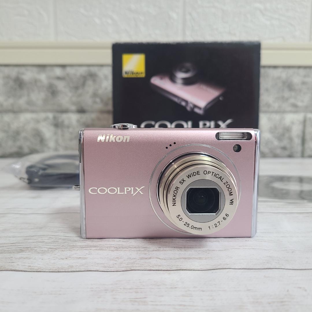 極美品★名機 Nikon COOLPIX S640 ピンク 元箱付き♪