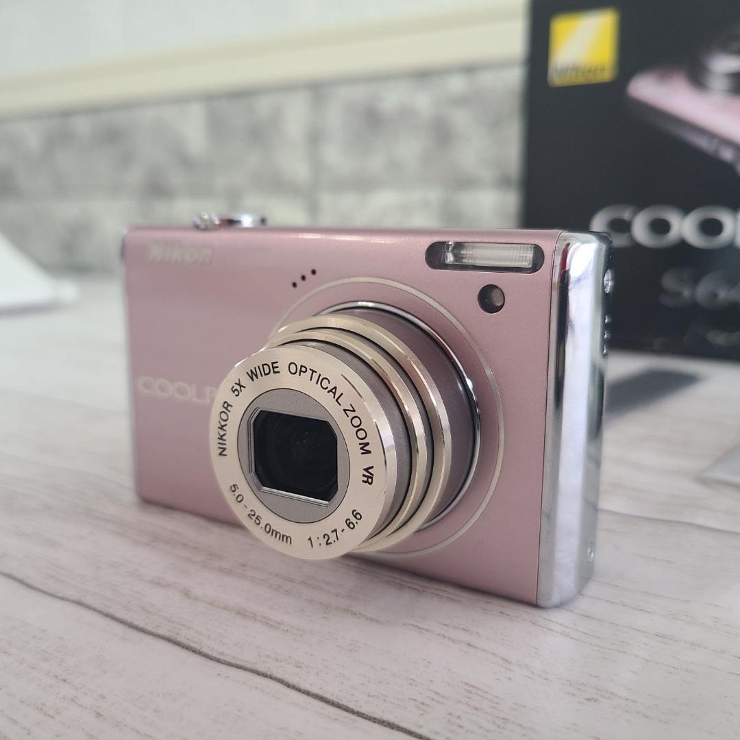極美品★名機 Nikon COOLPIX S640 ピンク 元箱付き♪
