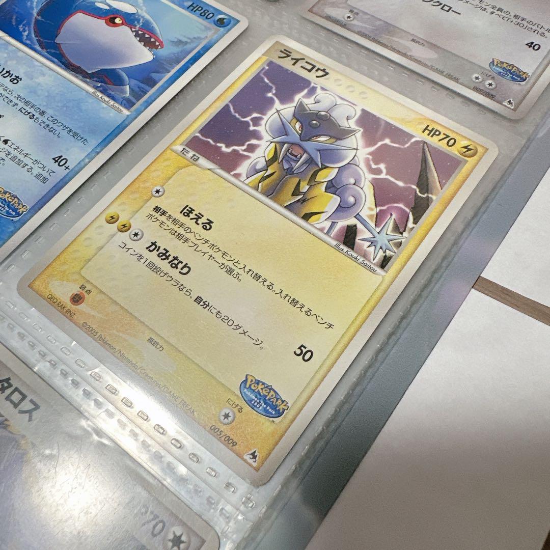 ポケカ　ポケパーク限定　ファイル付きプロモカード　ブルーファイル
