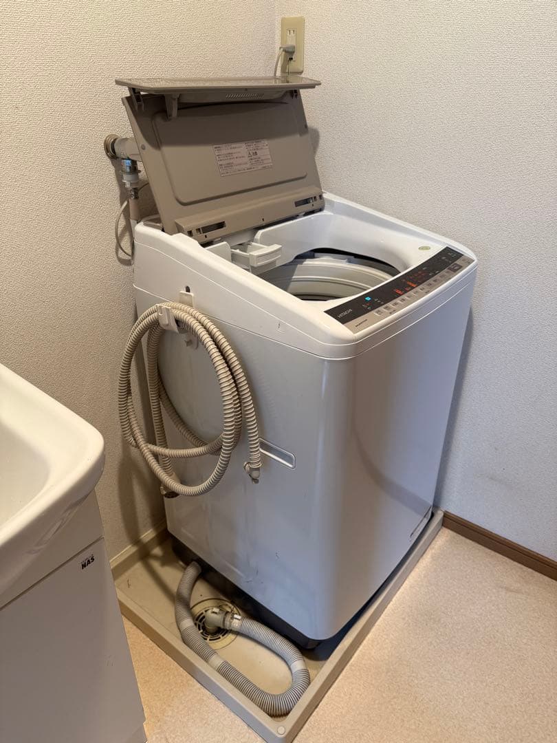 HITACHI ビートウォッシュ BW-V80E-N 日立全自動洗濯機
