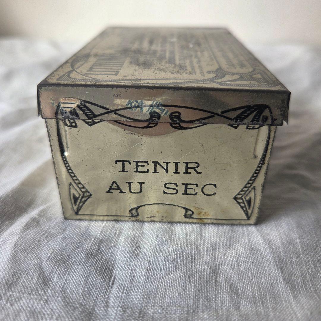 フランス　アンティーク　tin缶