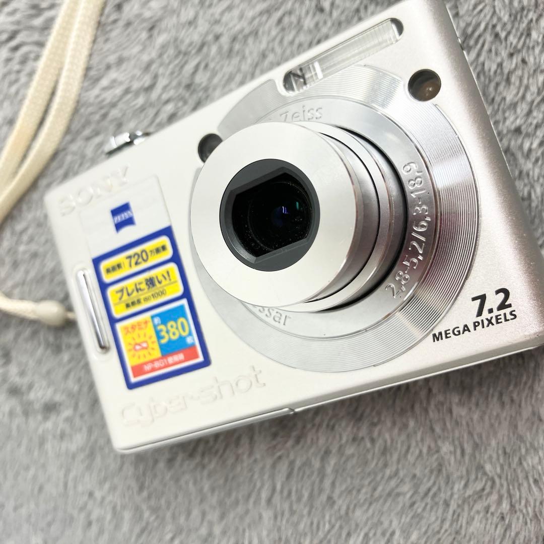 【純正バッテリー＆充電器付】SONY Cyber-shot DSC-W35