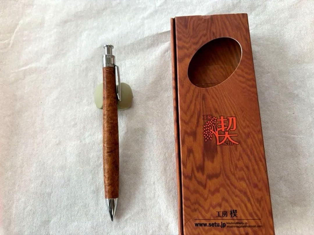 工房楔　花梨こぶ杢　シャープペンシル0.5mm