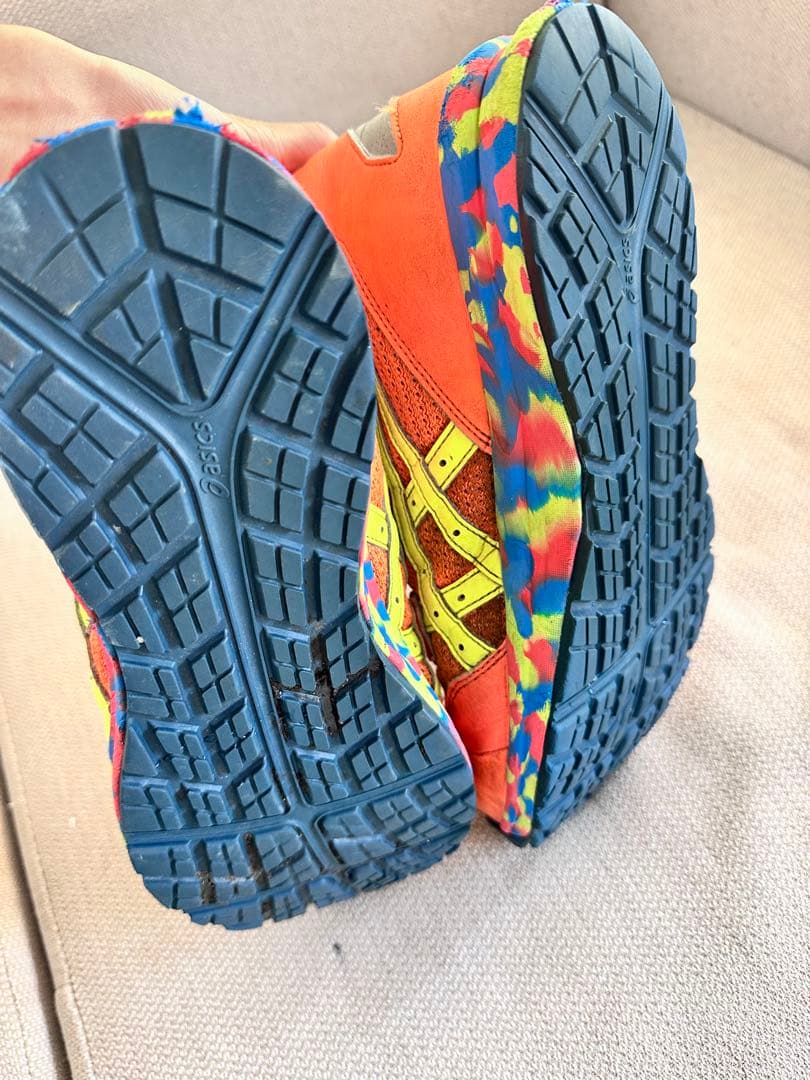 Asics 安全靴 オレンジ色