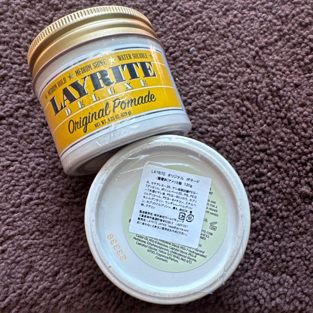 LAYRITE Original Pomade 4.25oz 120g×2個
