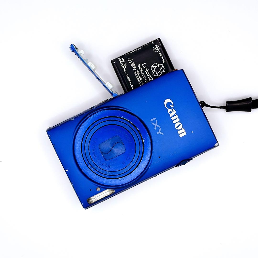 【極希少/Wi-Fi！】Canon IXY 420F ブルー純正充電器・説明書付