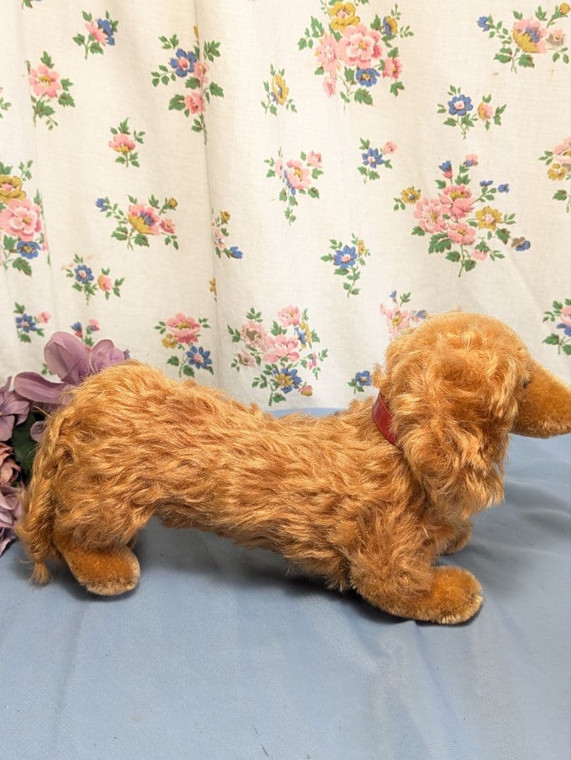 ヨーロッパ アンティーク ドイツ製　犬 ぬいぐるみ ダックス 大