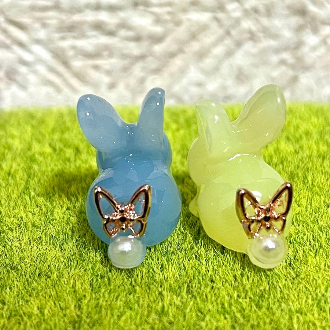 春の月　パールうさぎさん