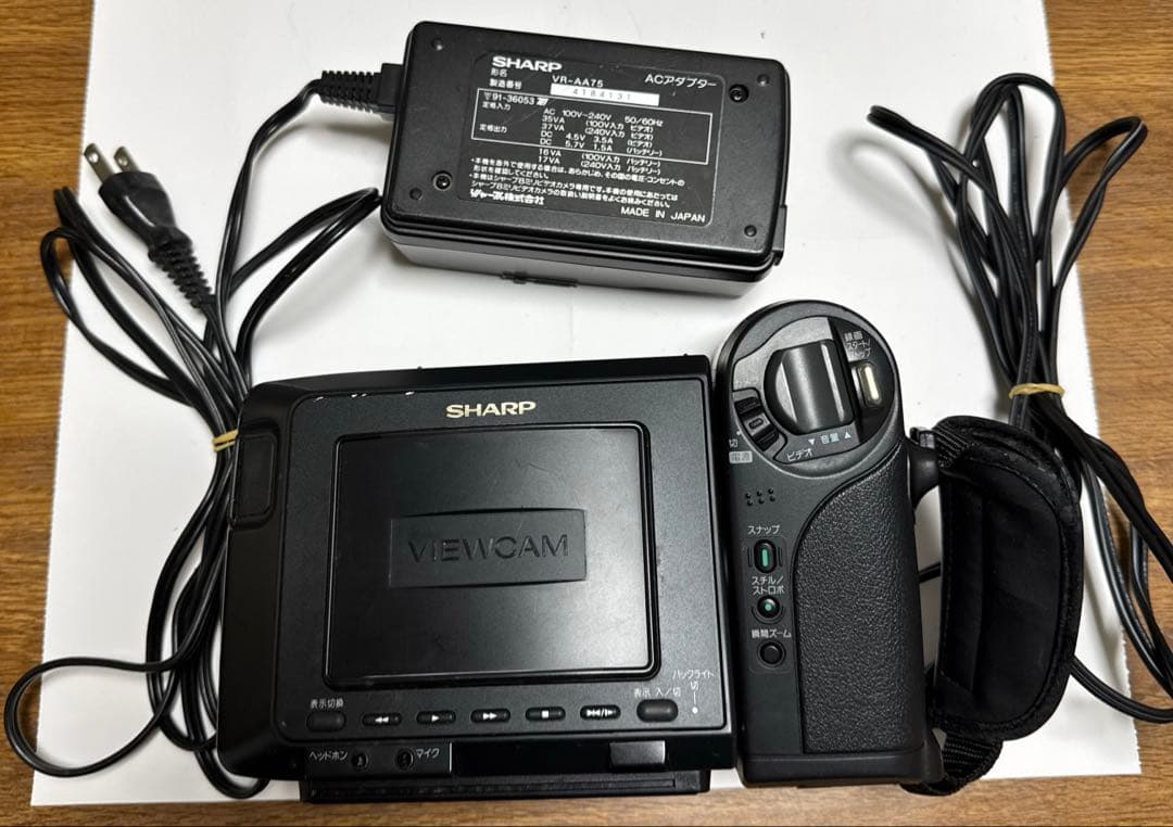 SHARP VIEWCAM Hi8 VL-HL15 ビデオカメラ 日本製