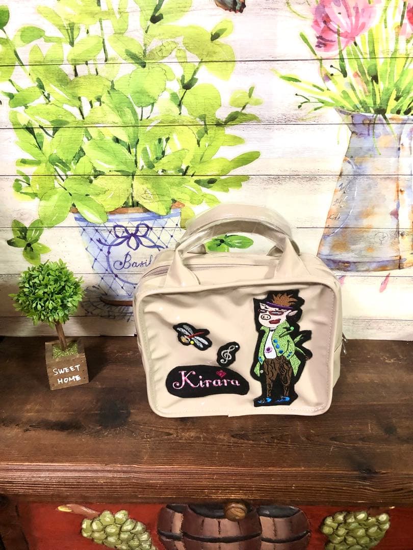 ブタさん刺繍トートバッグ　保冷バッグ