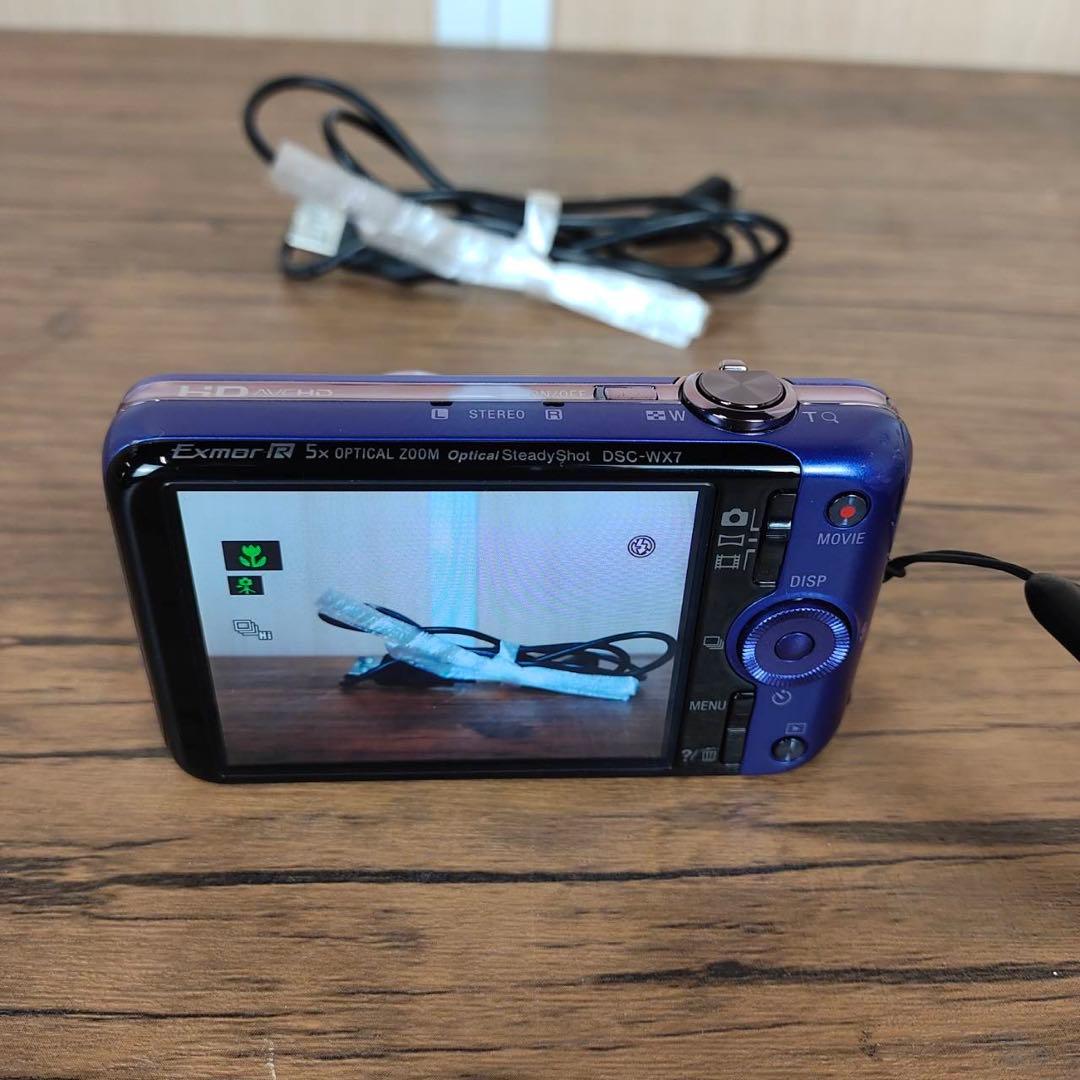 【送料込】SONY Cyber-shot DSC-WX7 デジタルカメラ　動作品