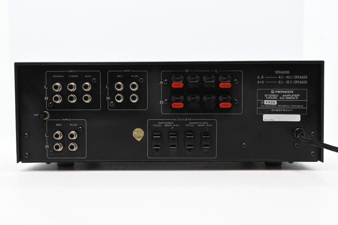 PIONEER プリメインアンプ SA-6800Ⅱ【動作品　美品】