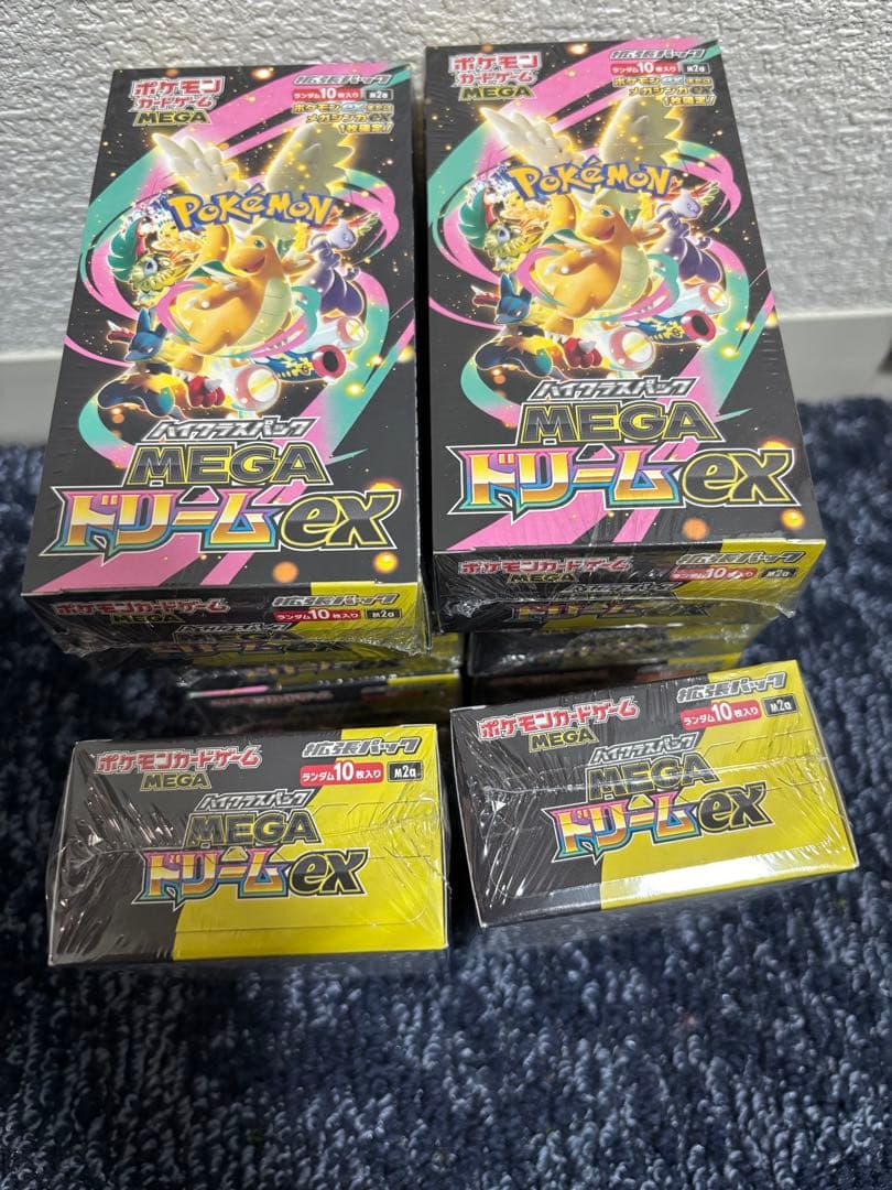 シュリンク付き　ポケモンカードゲーム MEGAドリームEX 10ボックス