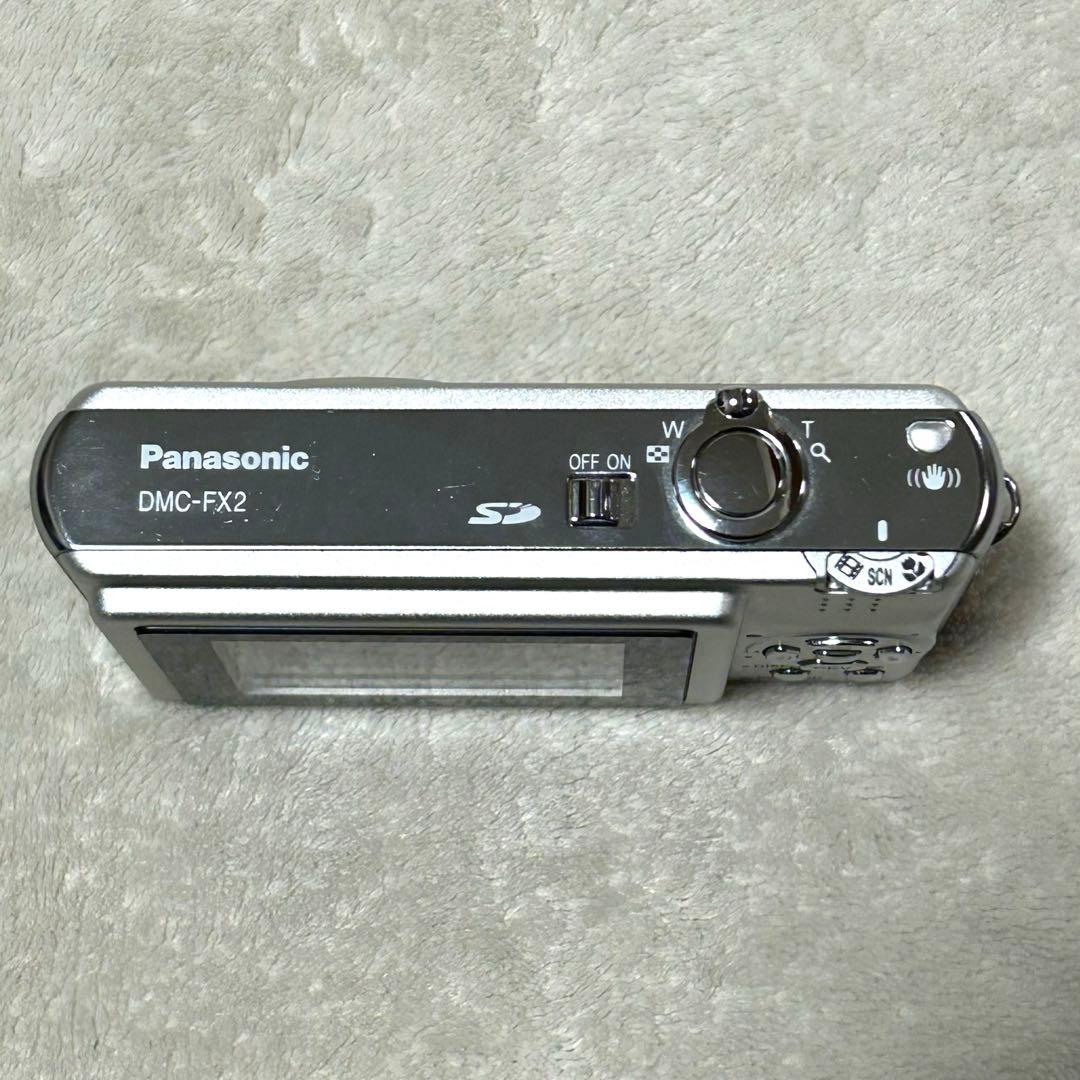 【美品 動作確認済】Panasonic LUMIX DMC-FX2 シルバー