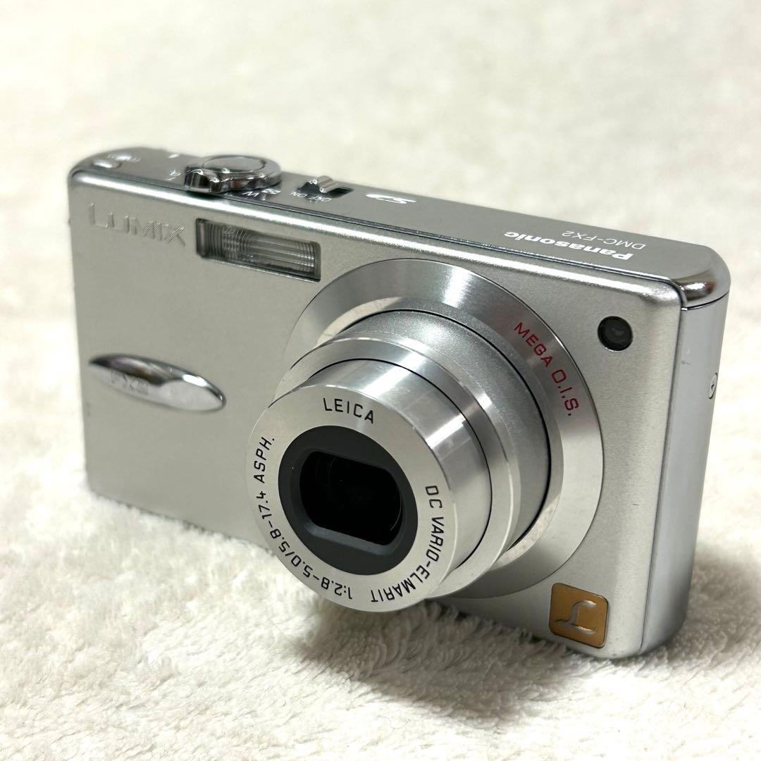 【美品 動作確認済】Panasonic LUMIX DMC-FX2 シルバー