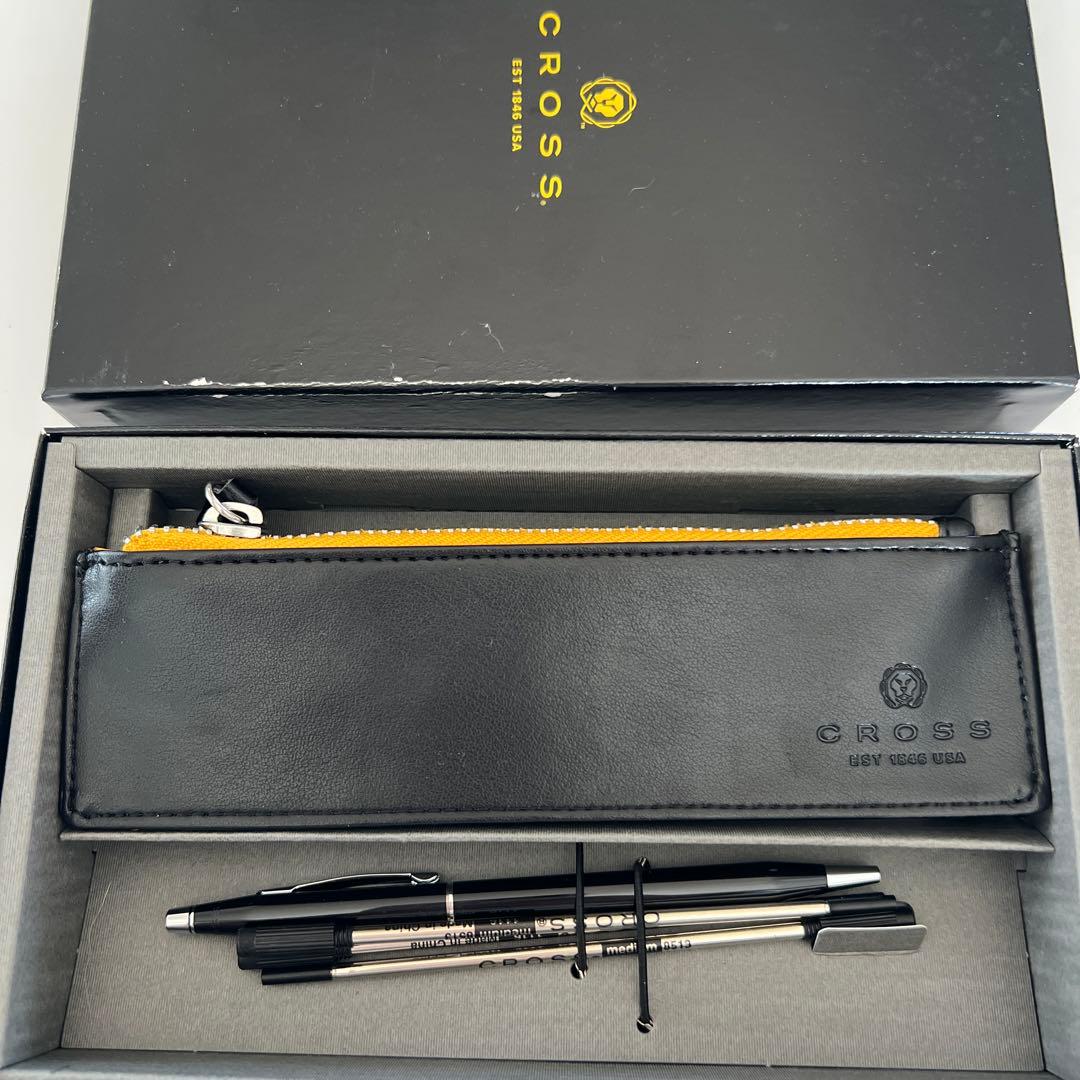 CROSS ボールペンセット レザー