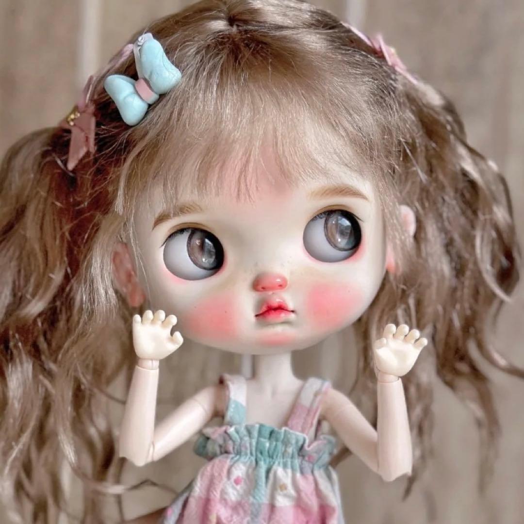 作家様カスタムブライス 人形 かわいい 個性的 まんまる いたずらっ子