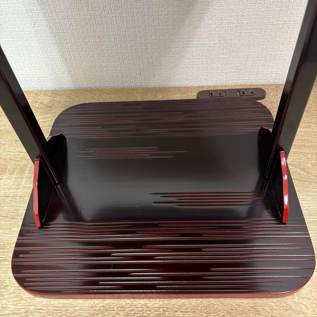 美品 茶道具 即中斎好 溜塗 四方棚 組み立式