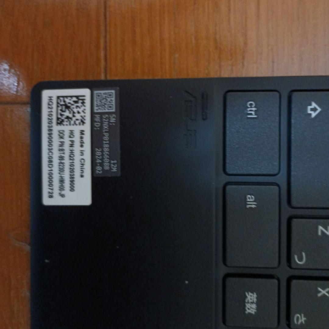 ASUS 薄型 Bluetooth 日本語配列キーボード 本体
