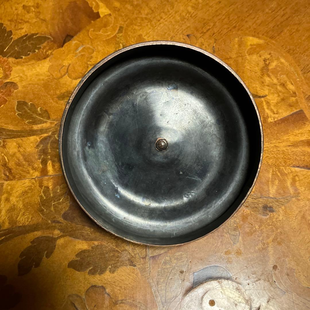 銅製 丸みを帯びた薬罐　ポット　美品