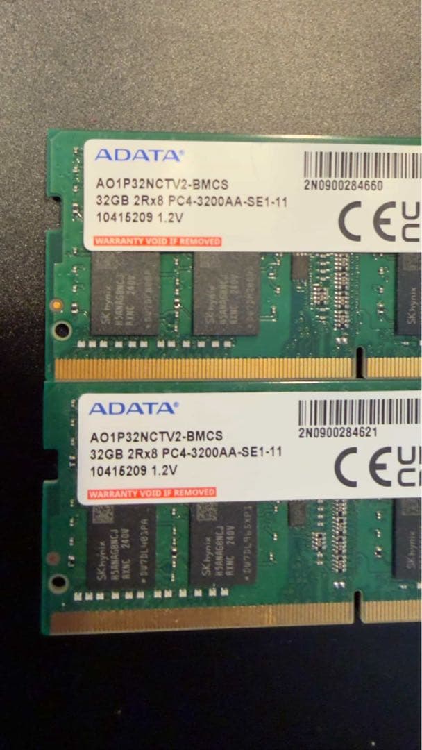 ADATA メモリー DDR4 64GB(32GB×2)
