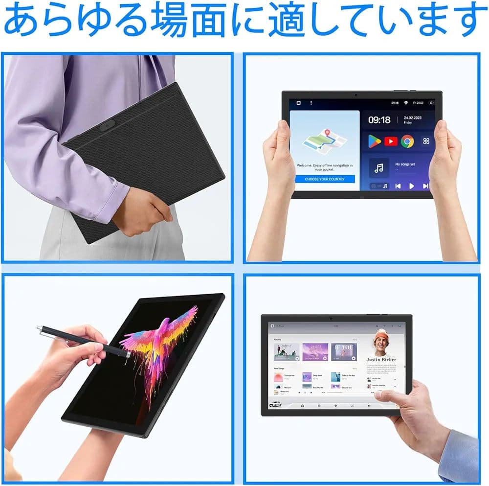 サキ　◆新品 Android14 タブレット　10.1