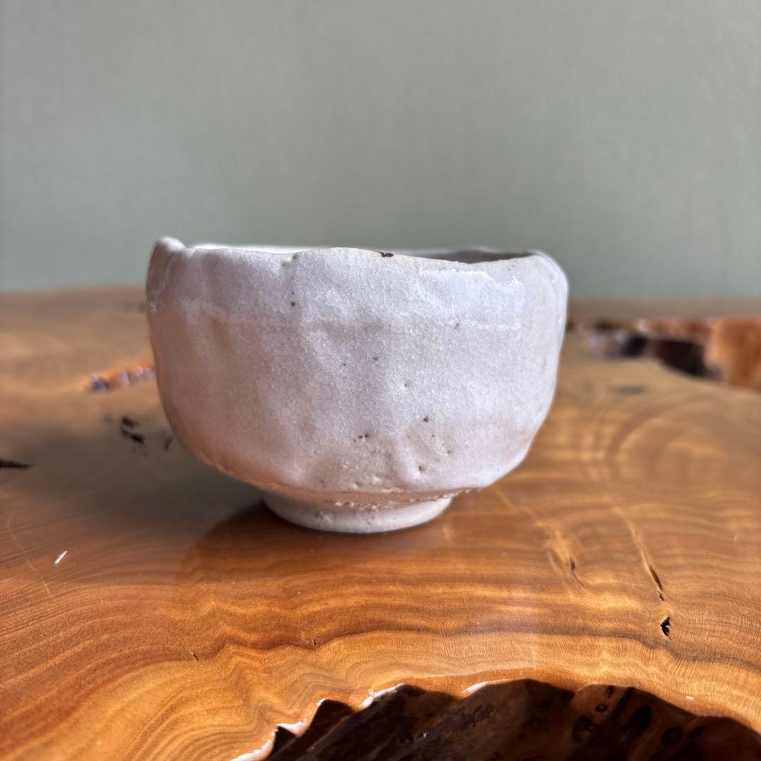 志野焼 矢野景川造 作家物 小さめ抹茶碗 茶道具