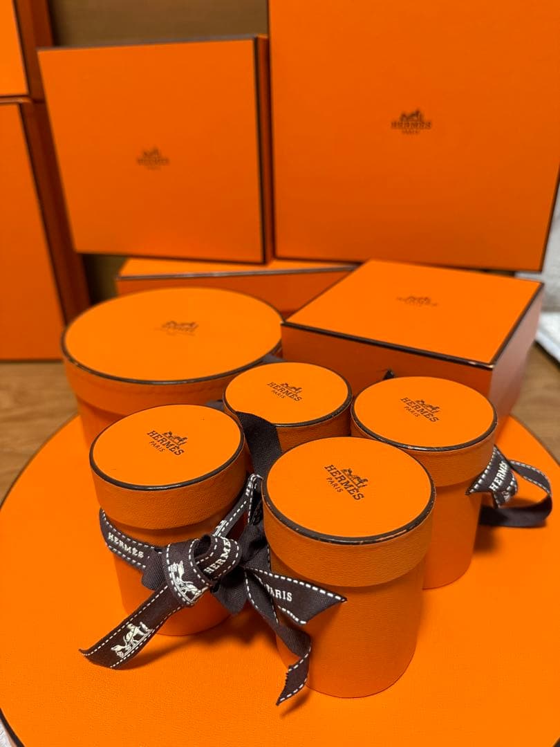 【40個送料込み】HERMES エルメス　空箱　オレンジボックス　まとめ売り