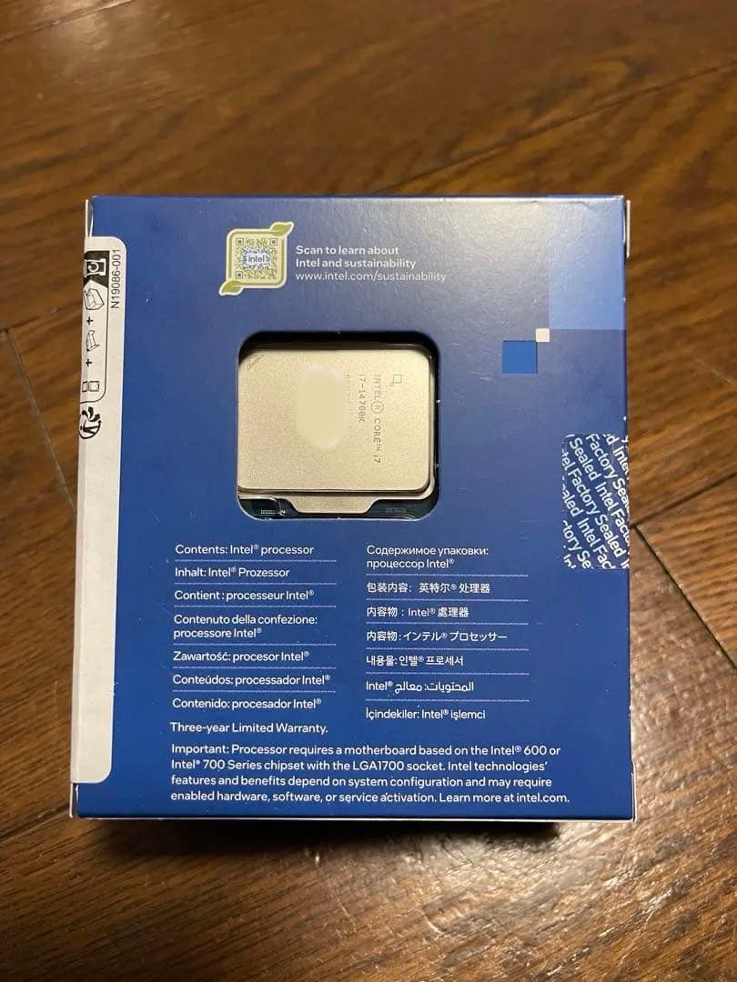 【新品未開封】Intel Core i7-14700K CPU 国内正規品