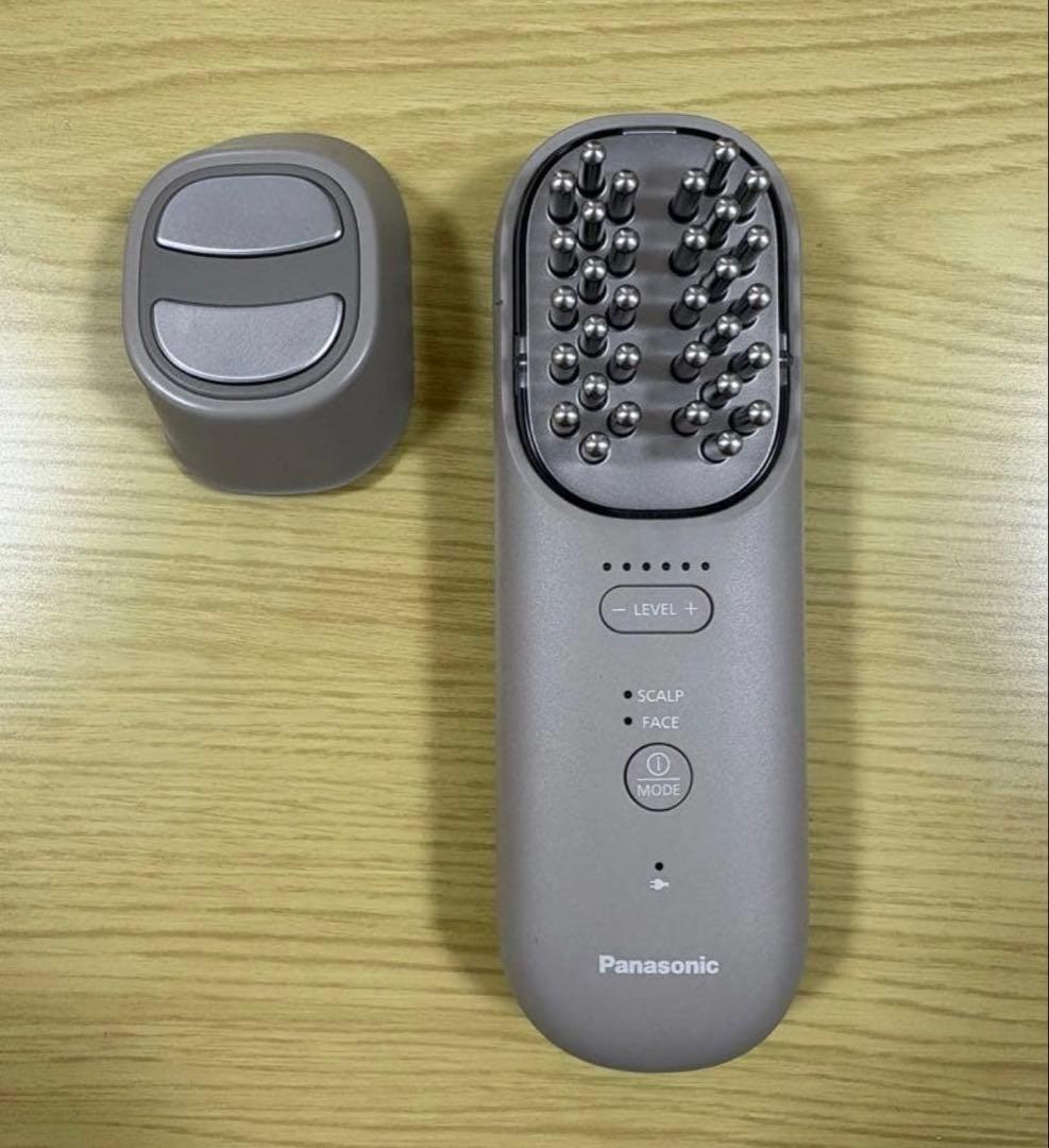 Panasonic 美顔器 マッサージ機能付き グレー