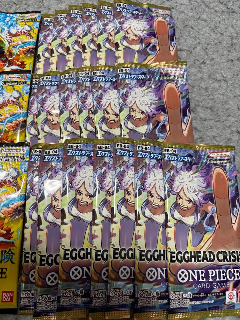 ワンピースカードゲーム 神の島の冒険 ×18 エッグヘッドクライシス×19