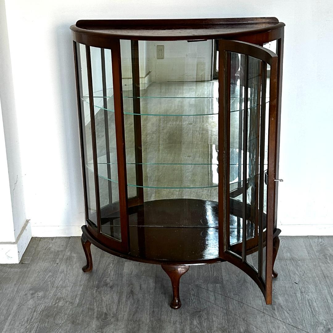 イギリス アンティーク家具 ディスプレイ キャビネット 1930年頃 969A