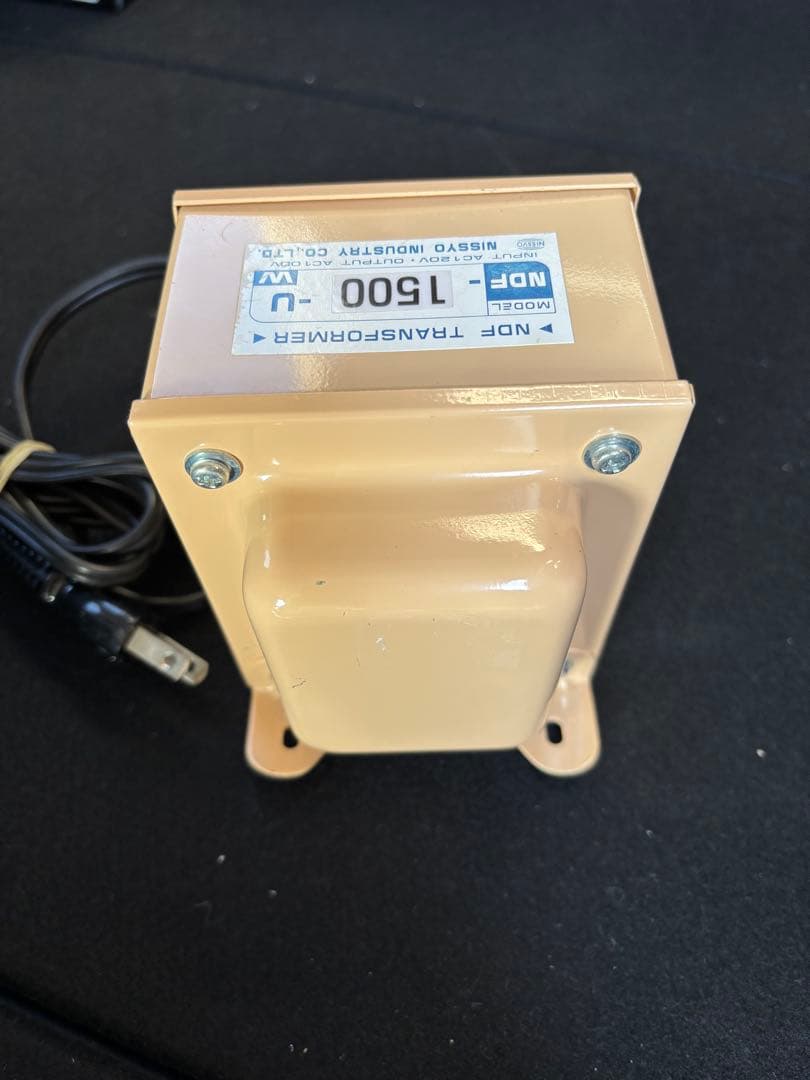 日章 トランス式変圧器　NDF-1500U