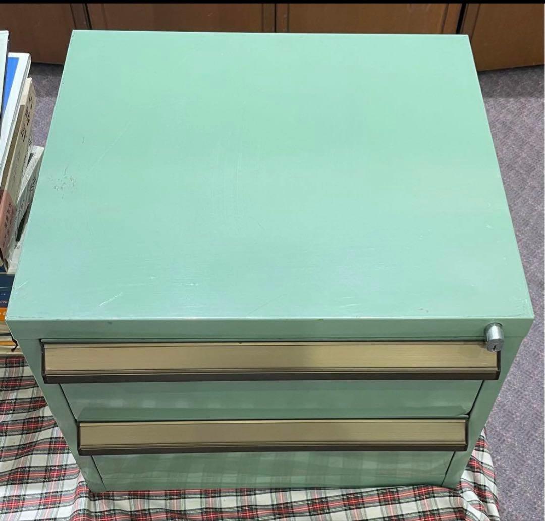 送料込☆昭和レトロ　引き出し　棚　インダストリアル