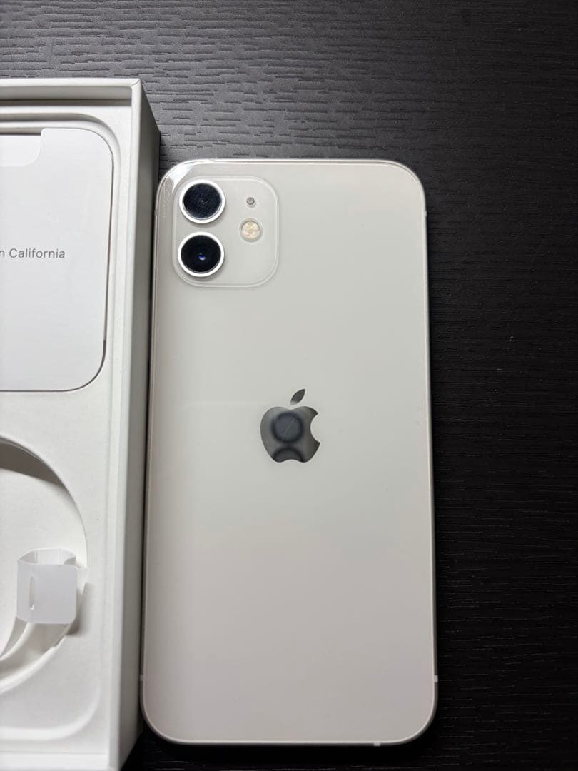 【美品】Apple iPhone 12 ホワイト 本体 128G SIMフリー