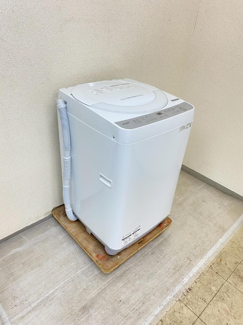 洗濯機 SHARP 6kg 2025年製 ES-GE6J-S M02h