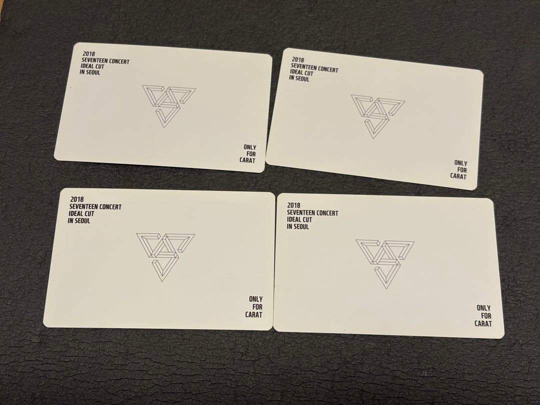 2018 SEVENTEEN IDEAL CUT CARATZONE 4枚セット