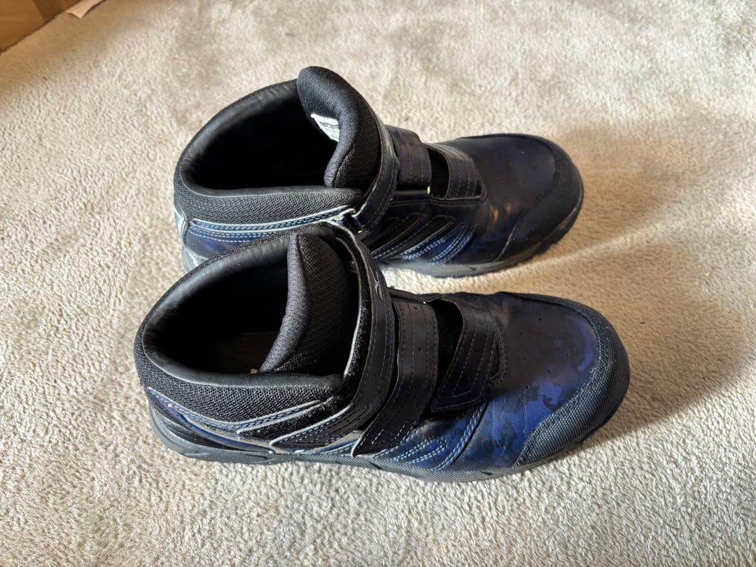 Mizuno ネイビー ハイカット安全靴