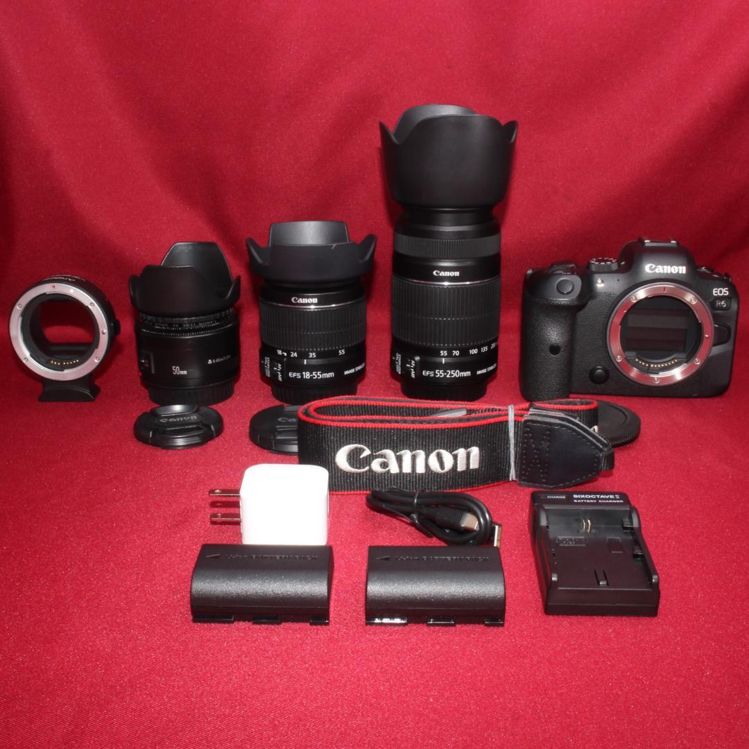 ✨予備バッテリー付き✨❤️Canon EOS R6 トリプルレンズセット❤️