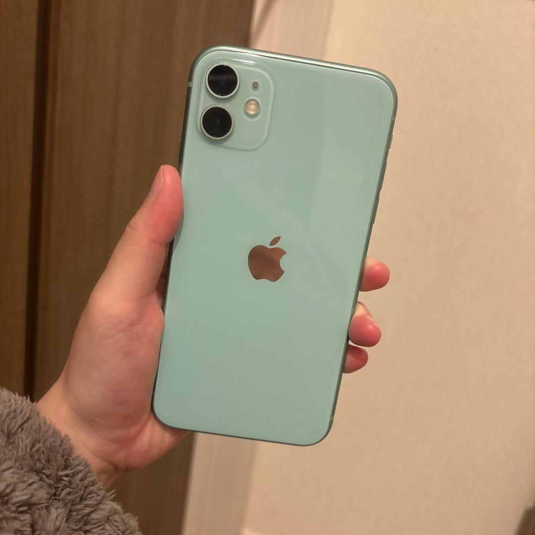 Apple iPhone 11 美品　ミントグリーン 本体 SIMロックなし
