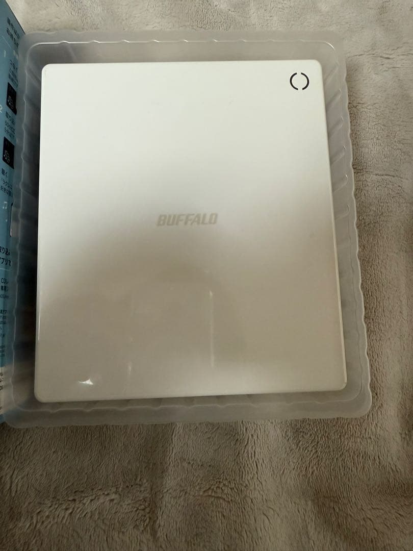 BUFFALO CD/DVDプレーヤー ホワイト