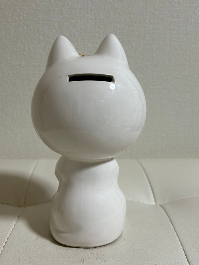 モ*)様 内藤ルネ 貯金箱 ねこ 陶器製