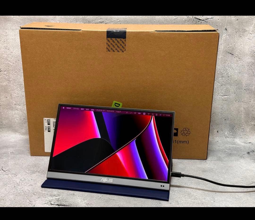 ASUS モバイルモニター ZenScreen MQ13AH 有機EL 13.3
