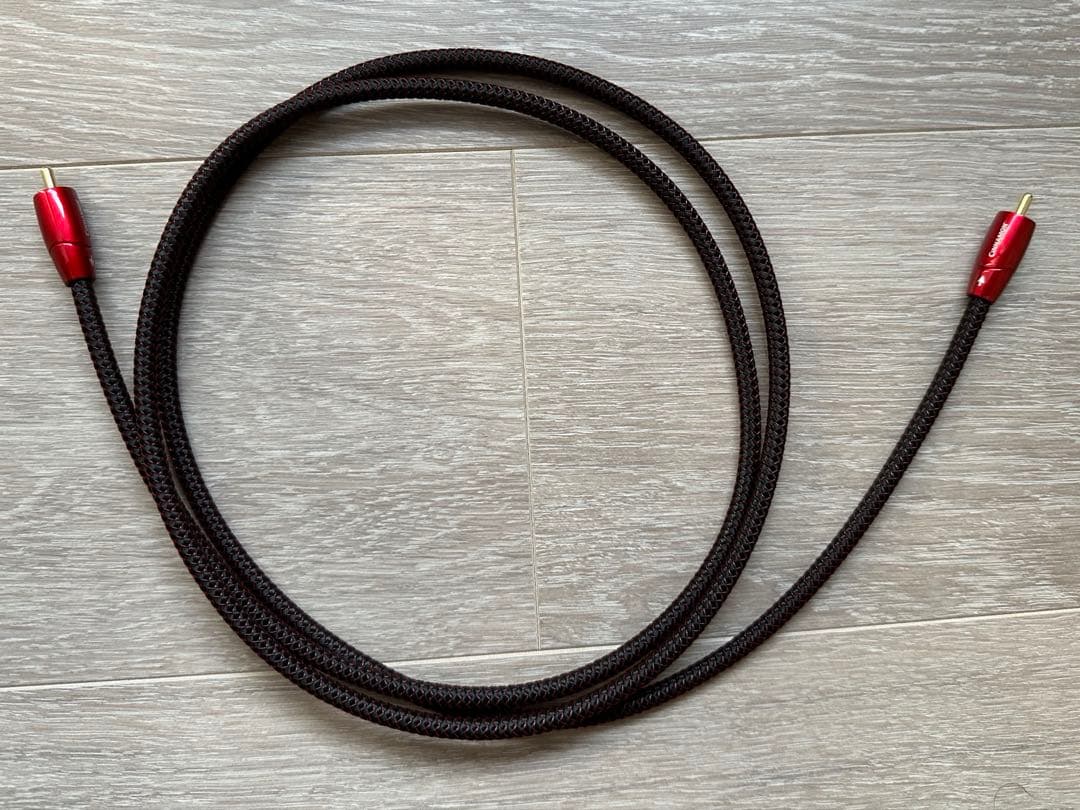【美品】AudioQuest デジタル同軸ケーブル Cinnamon 1.5m