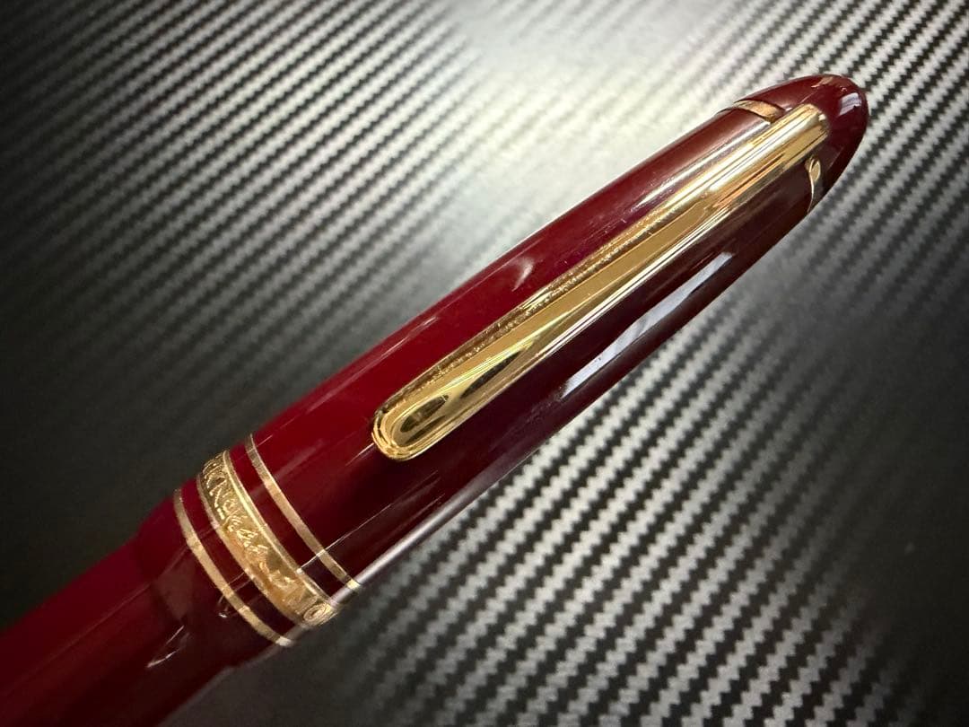 美品 モンブラン マイスターシュテュック 146 万年筆 ボルドー F 細字