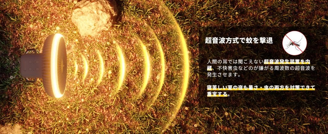 新品✨扇風機 コードレス 自動首振り 10000mAh キャンプ LEDライト